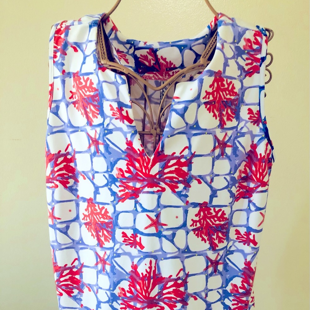Lulu G tropical blouse